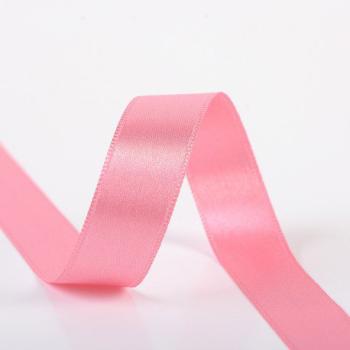 Satinband 6 mm in Rosa auf der Rolle, glänzende Oberfläche